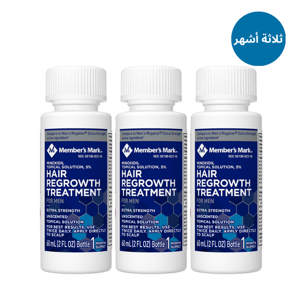 Member's Mark 5 % Minoxidil Liquide 3 Mois