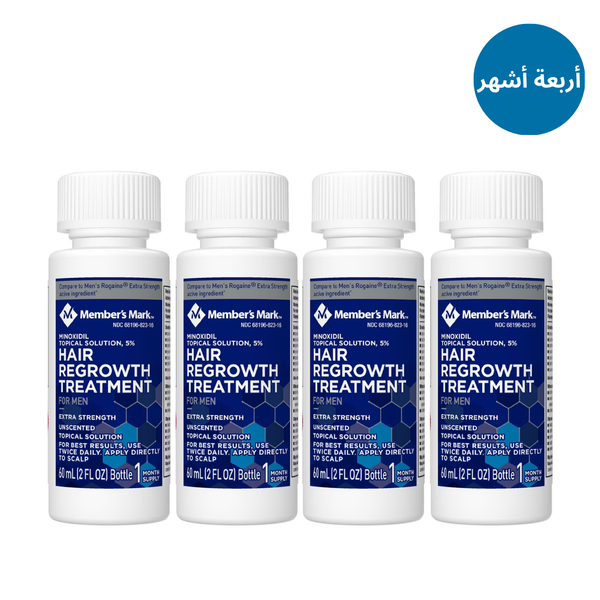 Member's Mark 5 % Minoxidil Liquide 4 Mois
