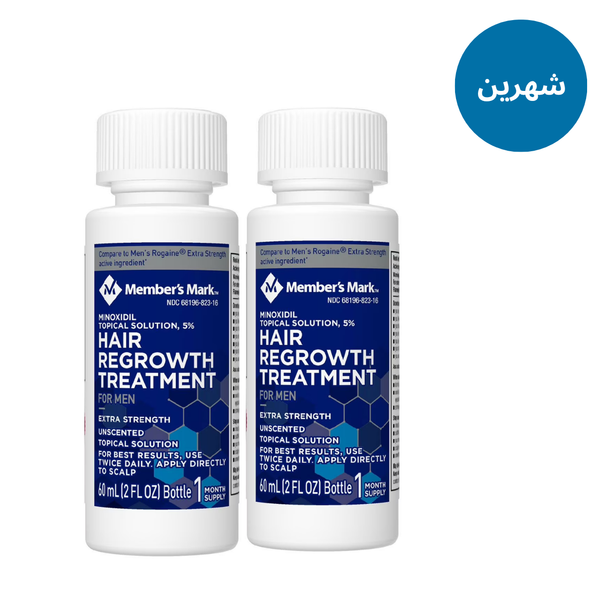 Member's Mark 5 % Minoxidil Liquide 2 Mois